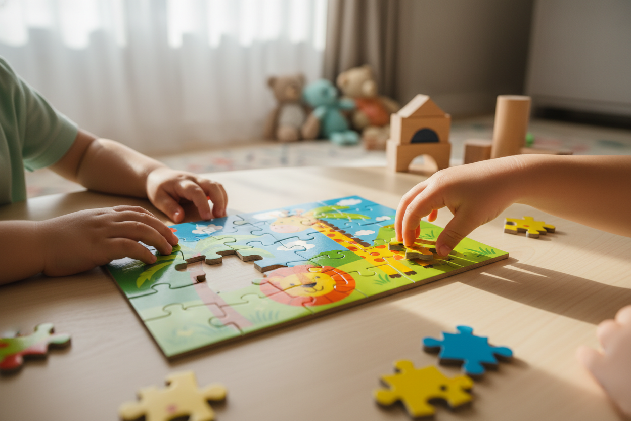 Puslespil til 4-årige: Udvikling, Læring og Sjov